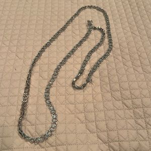 Eddie borgo long necklace cz